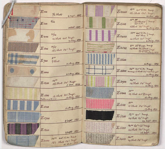 Flood, Lizzie swatch book