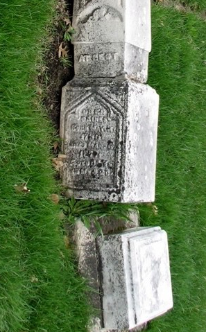 Headstone Gaines, Obed
