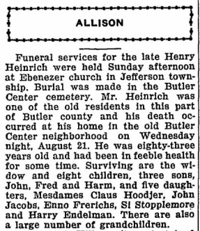 Hinrich Hinrichs Greene Recorder