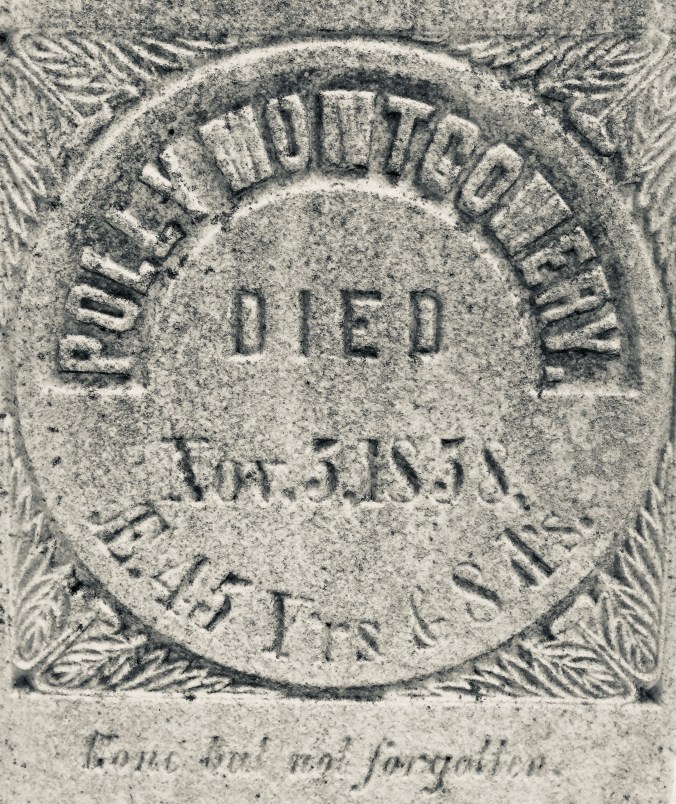 Howard, Polly headstone closeup