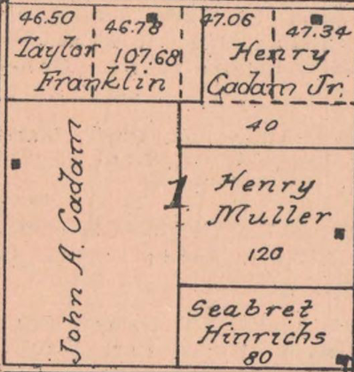Henrichs, Seibelt 1917 land