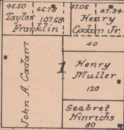 Henrichs, Seibelt 1917 land